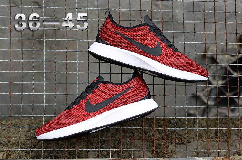 Nike Dualtone Racer Red Black Shoes - Click Image to Close